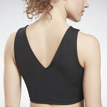 Reebok Sporttop in Schwarz