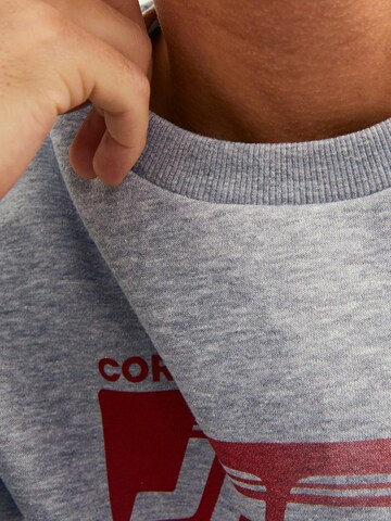 Sweat-shirt 'JCONight' JACK & JONES en gris