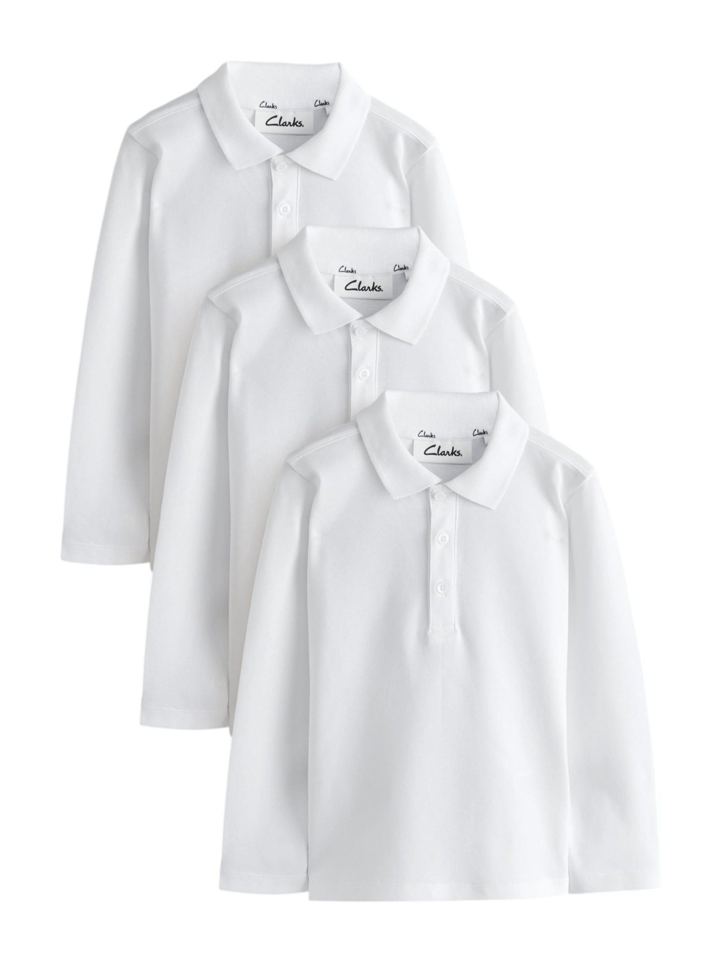 T-Shirt CLARKS en blanc : devant