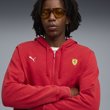 PUMA Sportsweatjacke 'Scuderia Ferrari' in Rot