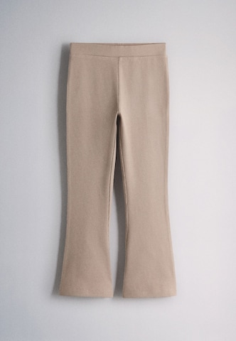 The Set Flared Broek in Beige