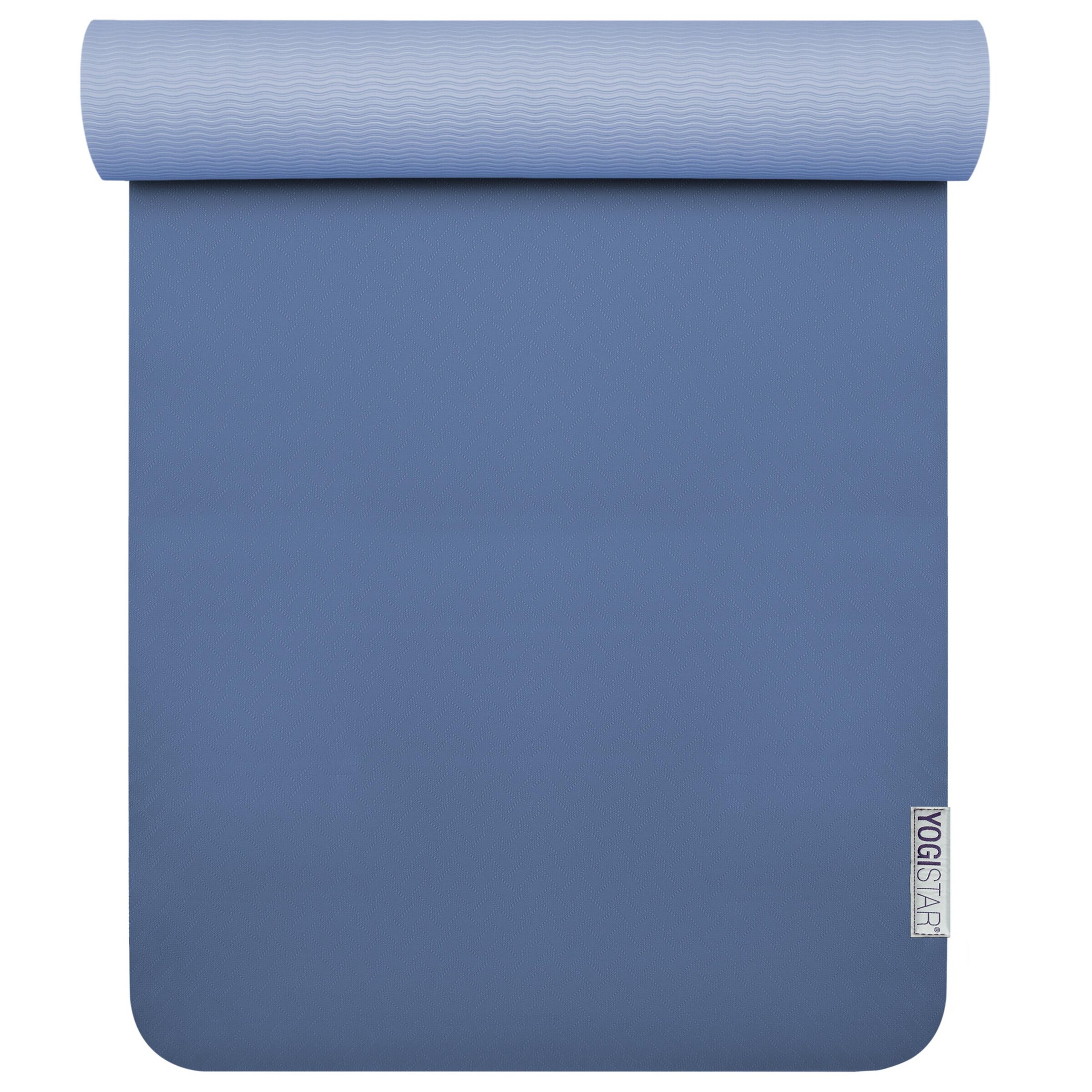 YOGISTAR.COM Yogamatte in Blau