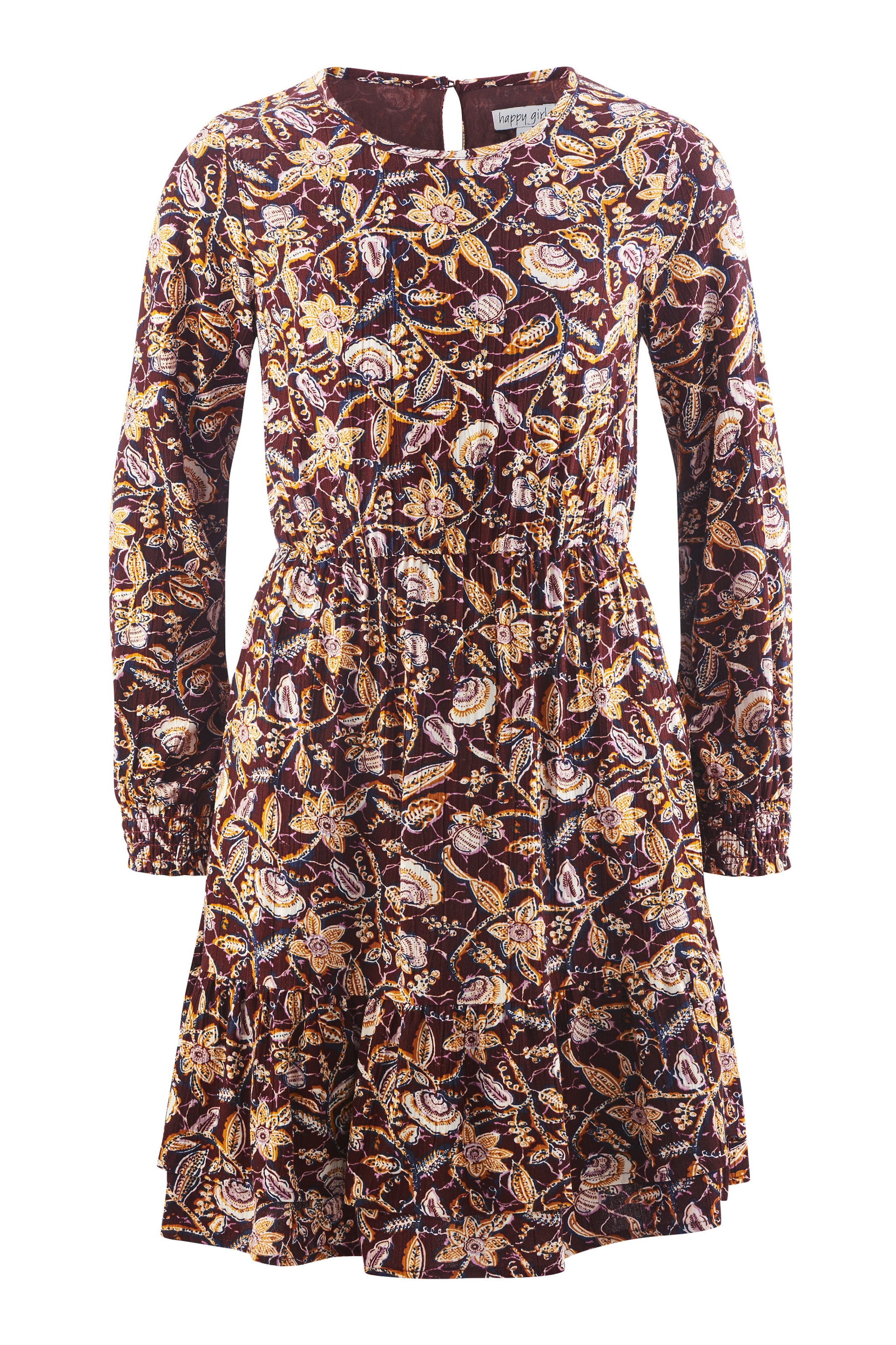 happy girls Φόρεμα σε κόκκινο: μπροστά