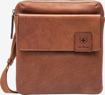 STRELLSON Crossbody Bag 'Hyde Park' in Brown: front