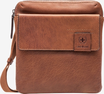 STRELLSON Crossbody Bag 'Hyde Park' in Brown: front