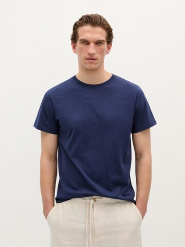 Scalpers T-Shirt 'New Skull' in Blau