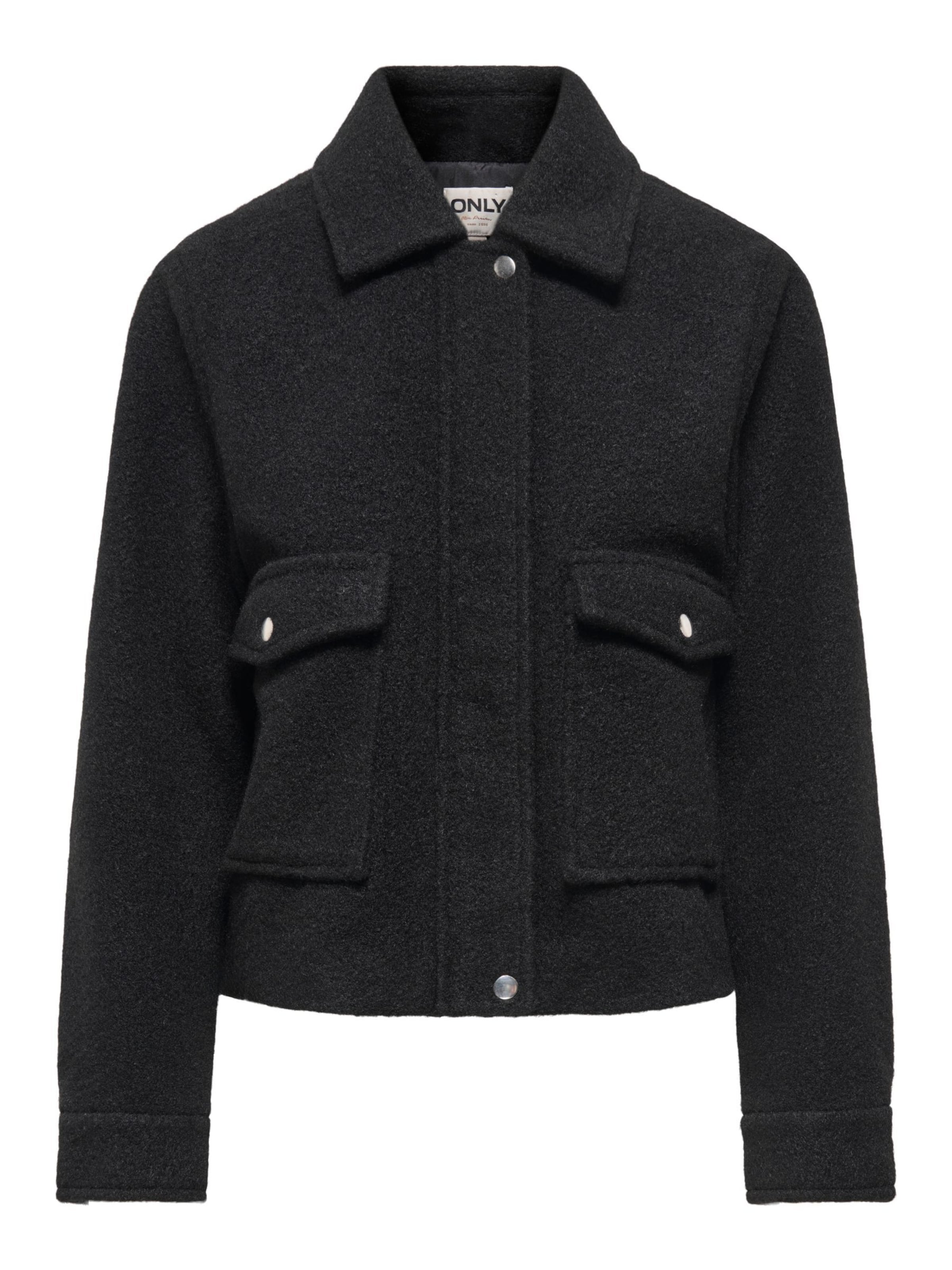 ONLY Chaqueta de entretiempo 'ONLKiki-Moni' en negro, Vista del producto