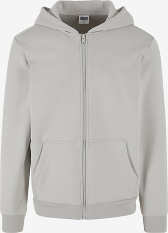 Veste de survêtement Urban Classics en gris : devant