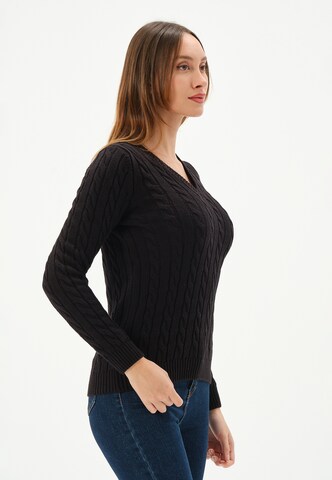 Giorgio di Mare Pullover in Schwarz