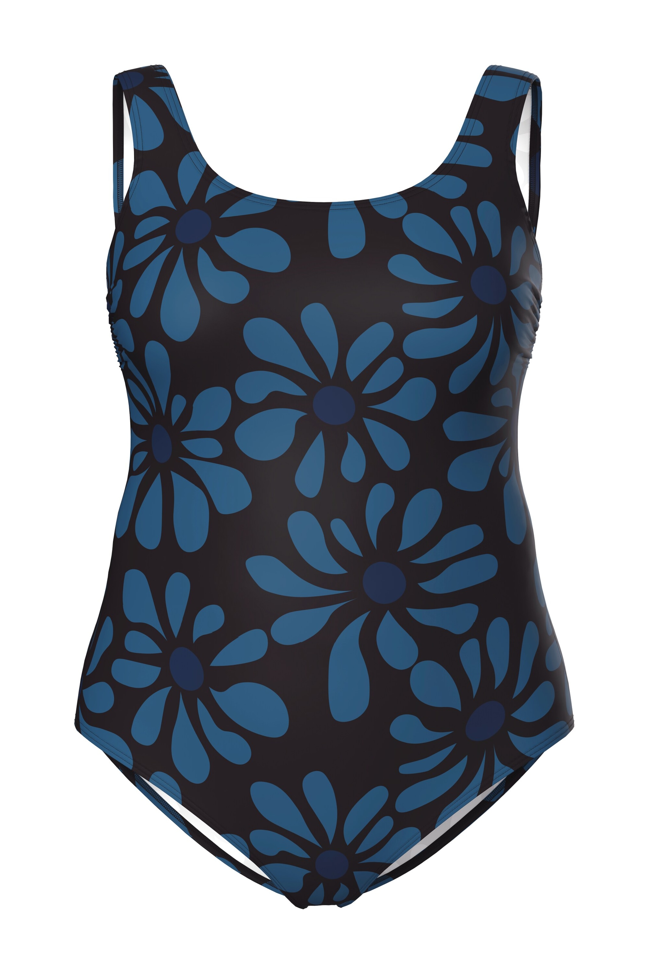 Ulla Popken Bustier Uimapuku 'Alice' värissä musta: etupuoli