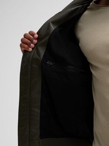 STRELLSON Lederjacke 'Vance' in Grün