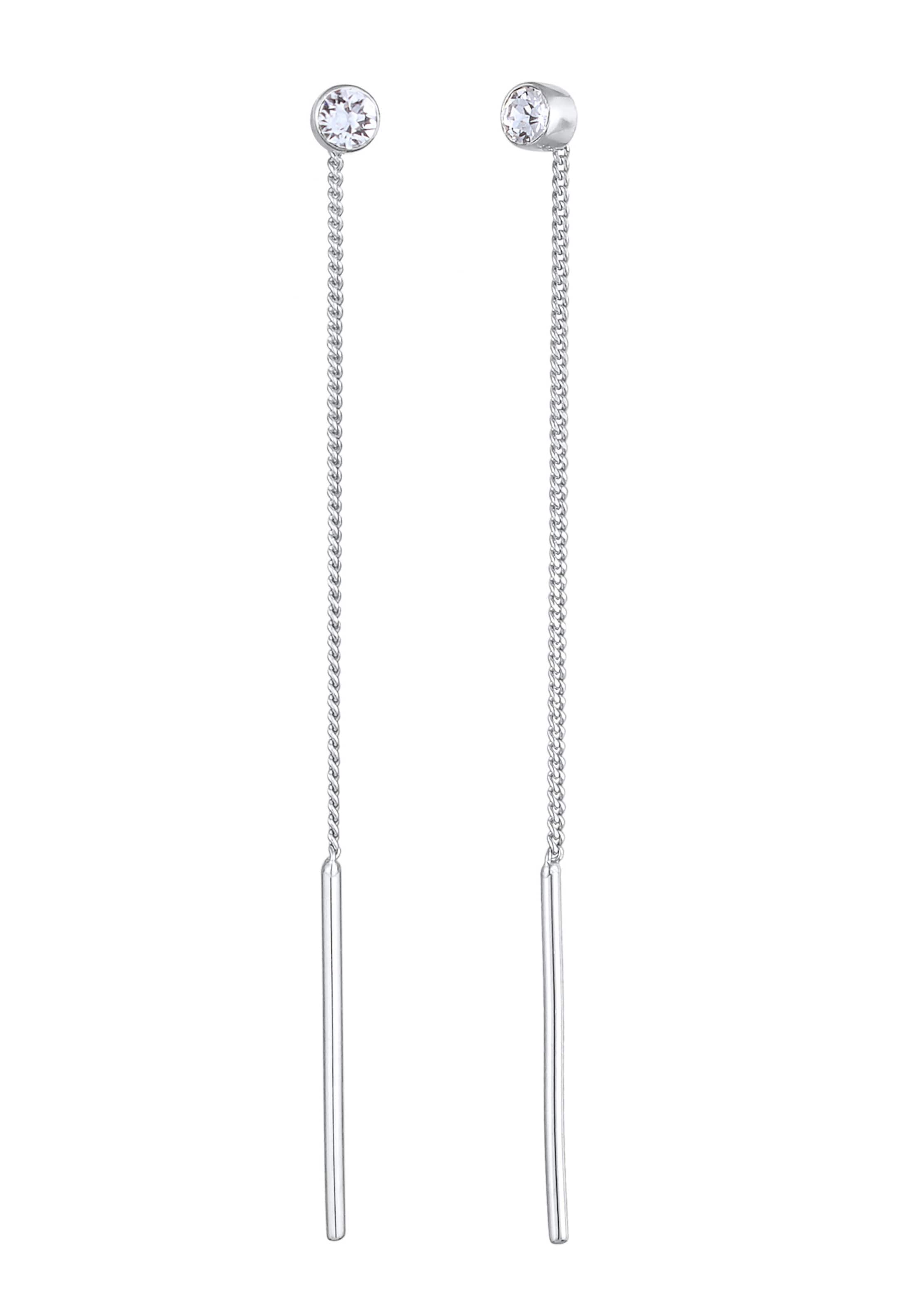 ELLI Náušnice – stříbrná: přední strana