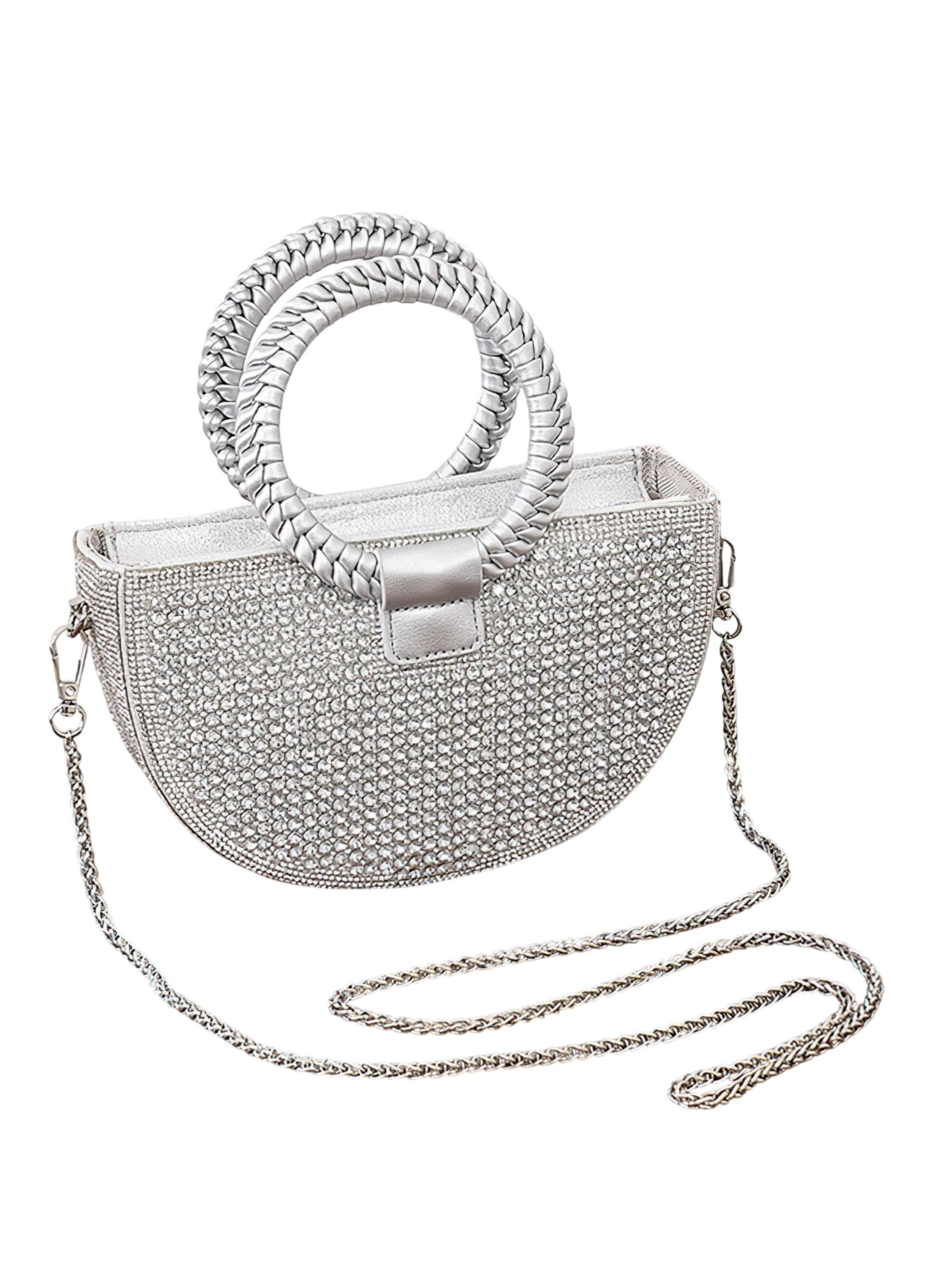 Magicshe Clutch 'Abendclutch' in Silver