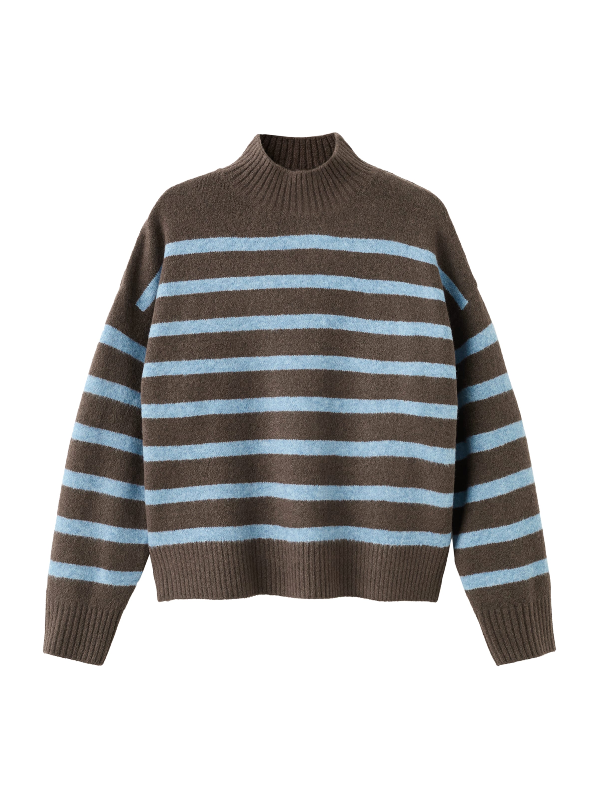 MANGO Trui 'MINERVA' in Bruin: voorkant