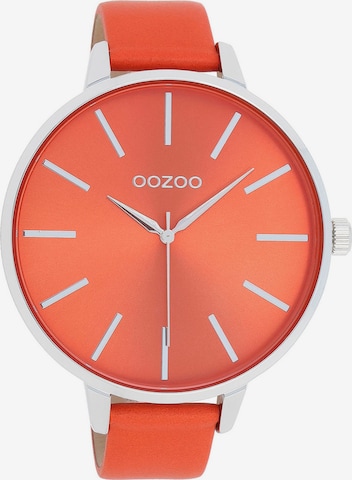 OOZOO Analog Watch in Red: front