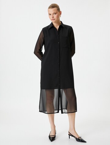 Koton Kleid in Schwarz