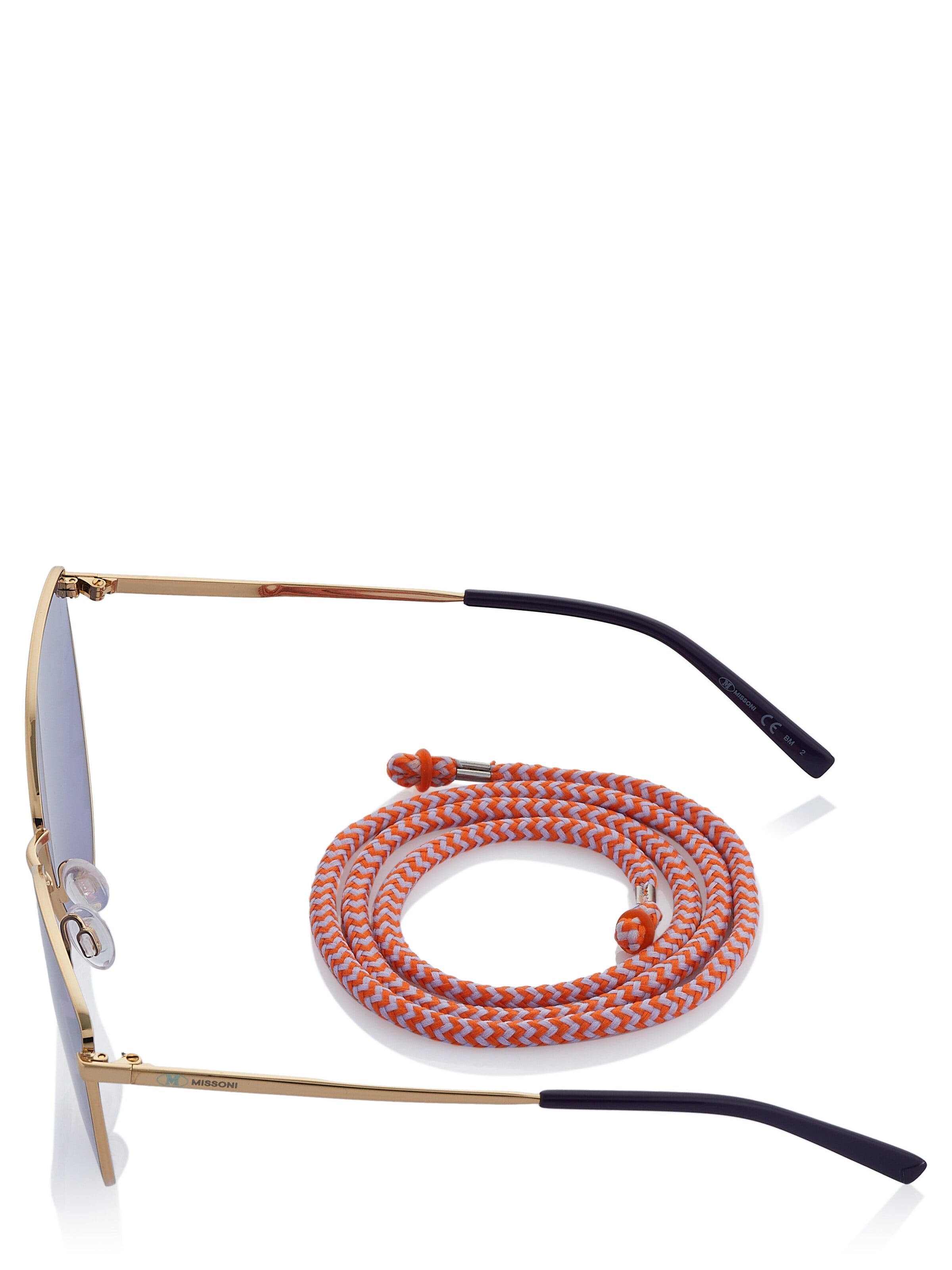 Lunettes de soleil MISSONI en or