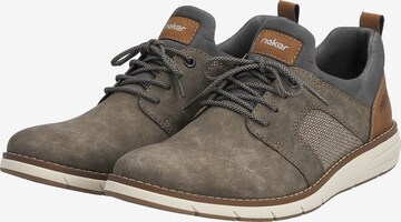 Chaussure de sport à lacets Rieker en marron