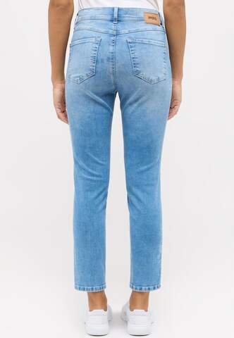 Angels Slimfit Jeans 'Ornella Bloom' in Blau