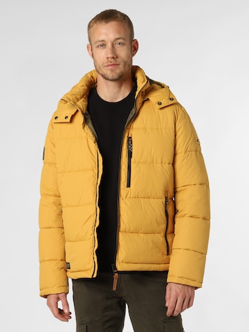 CAMEL ACTIVE Winter Jacket in Yellow: front
