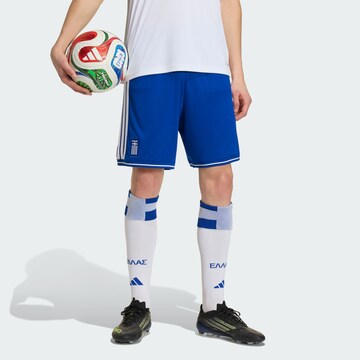 ADIDAS PERFORMANCE Regular Sports trousers 'Griechenland 26' in Blue: front