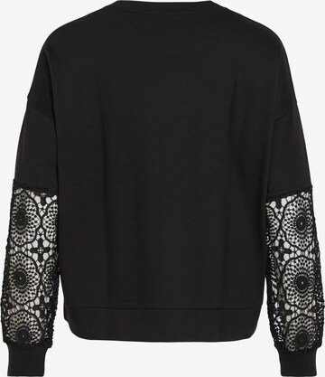 VILASweater majica 'Ricta' - crna boja