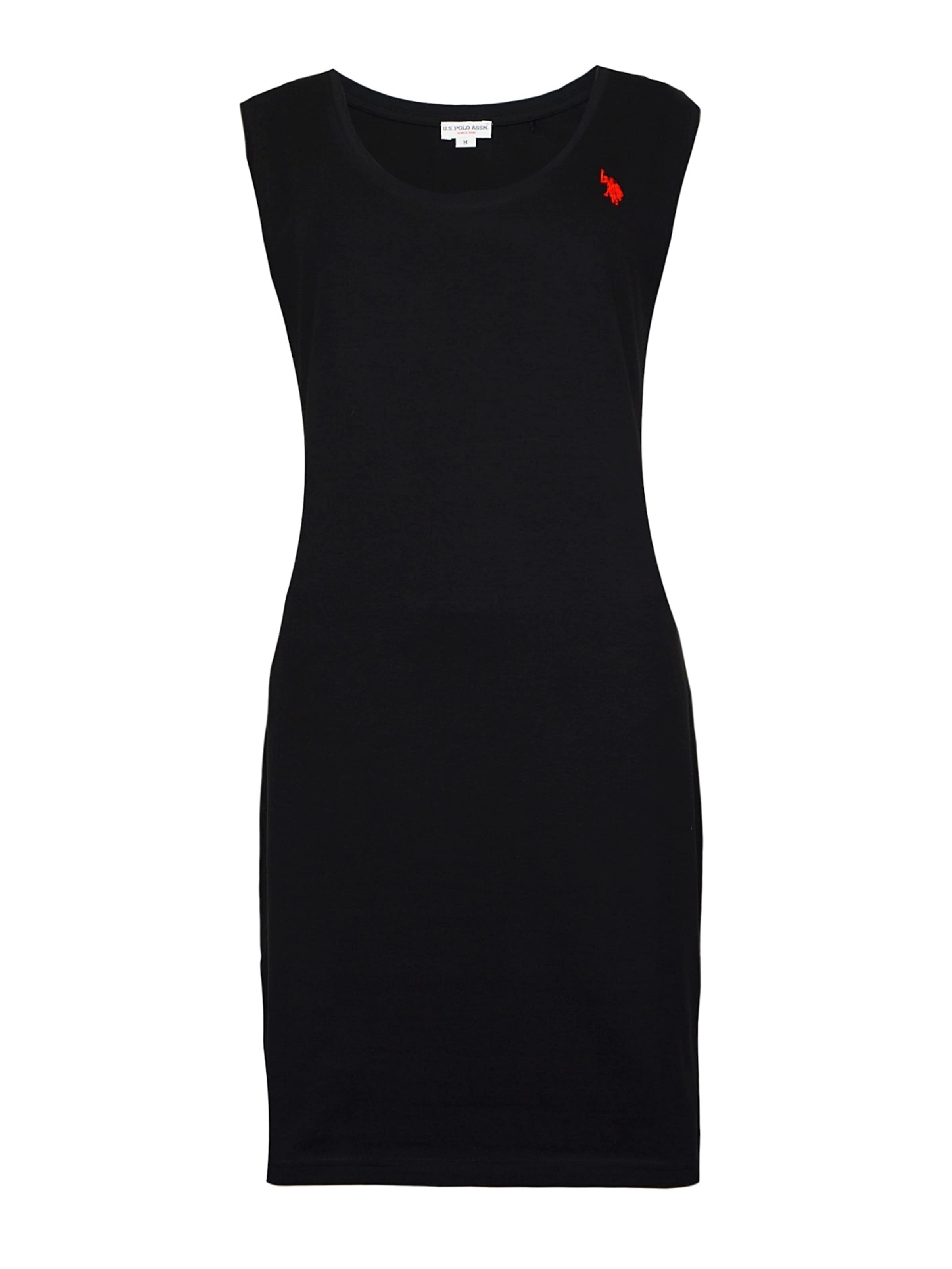 U.S. POLO ASSN. Kjole i sort: forside