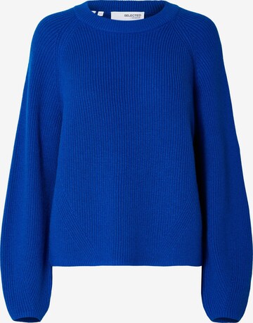 Pull-over 'KAMMA' SELECTED FEMME en bleu : devant