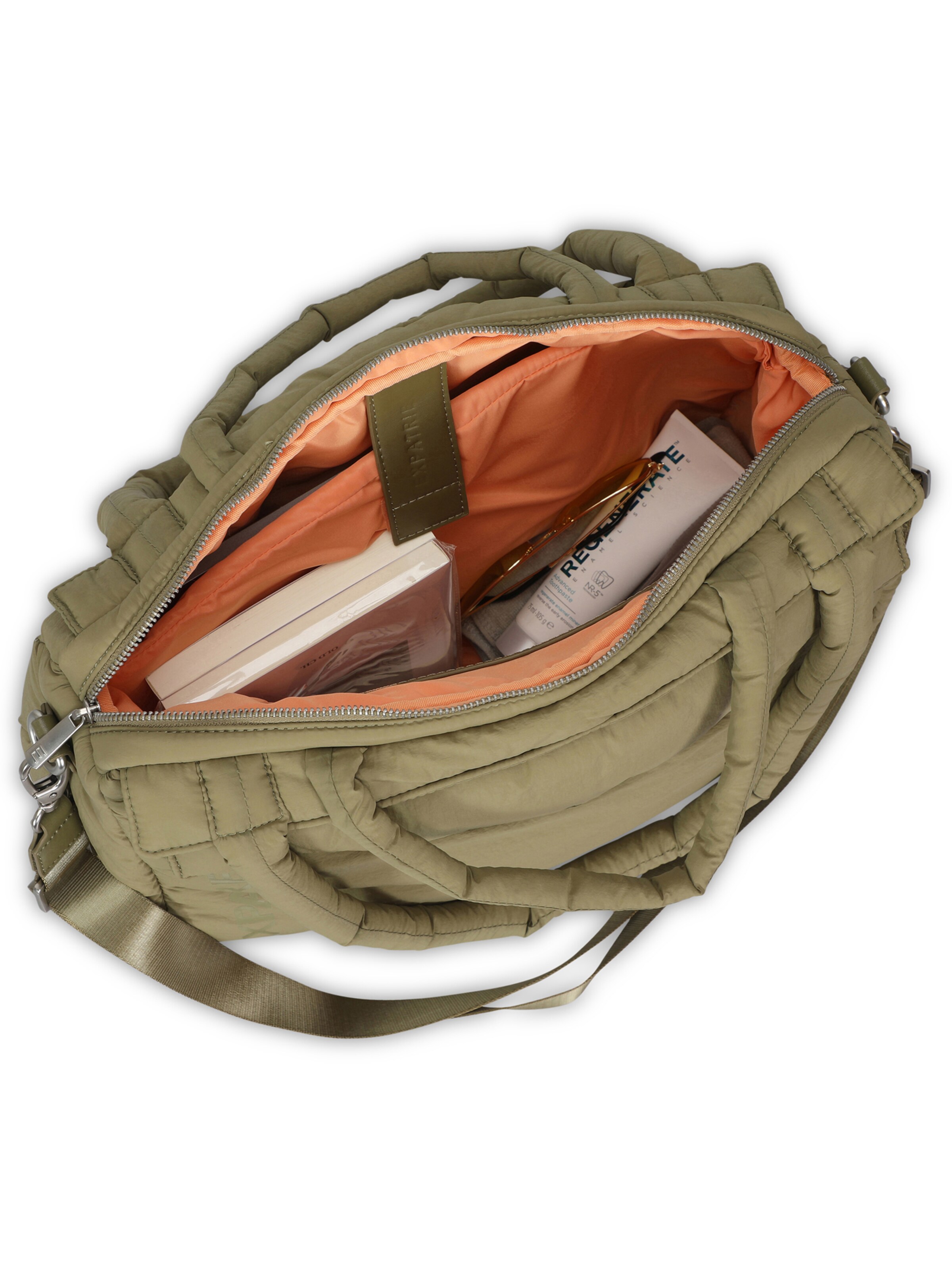 Expatrié Μεγάλη τσάντα 'Poppy' σε πράσινο