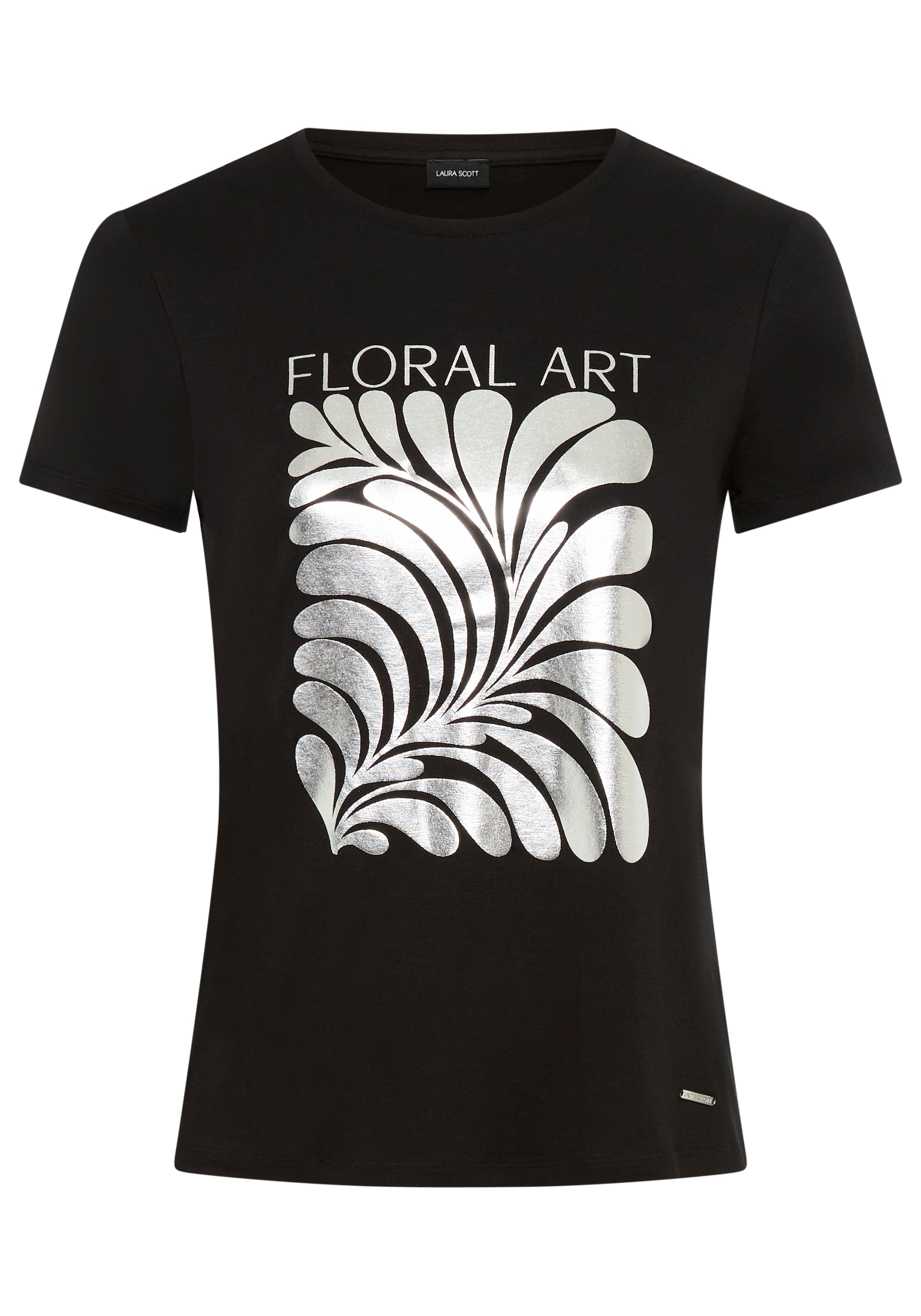 LAURA SCOTT Shirt in Black: front