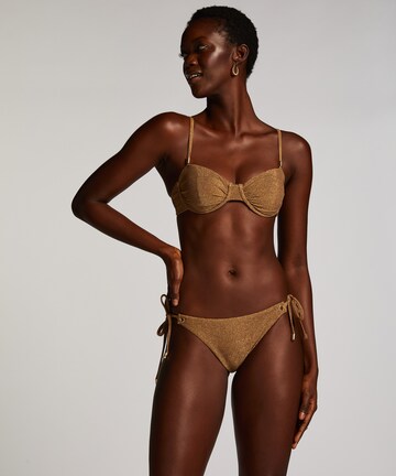 Hunkemöller Balconette Bikini Top 'Goldie' in Gold