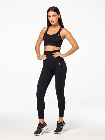 Carpatree Slimfit Παντελόνι φόρμας 'Arcade' σε μαύρο