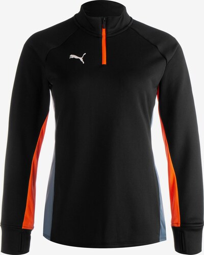 PUMA Performance shirt 'Individual Blaze' in Smoke blue / Orange / Black / White, Item view