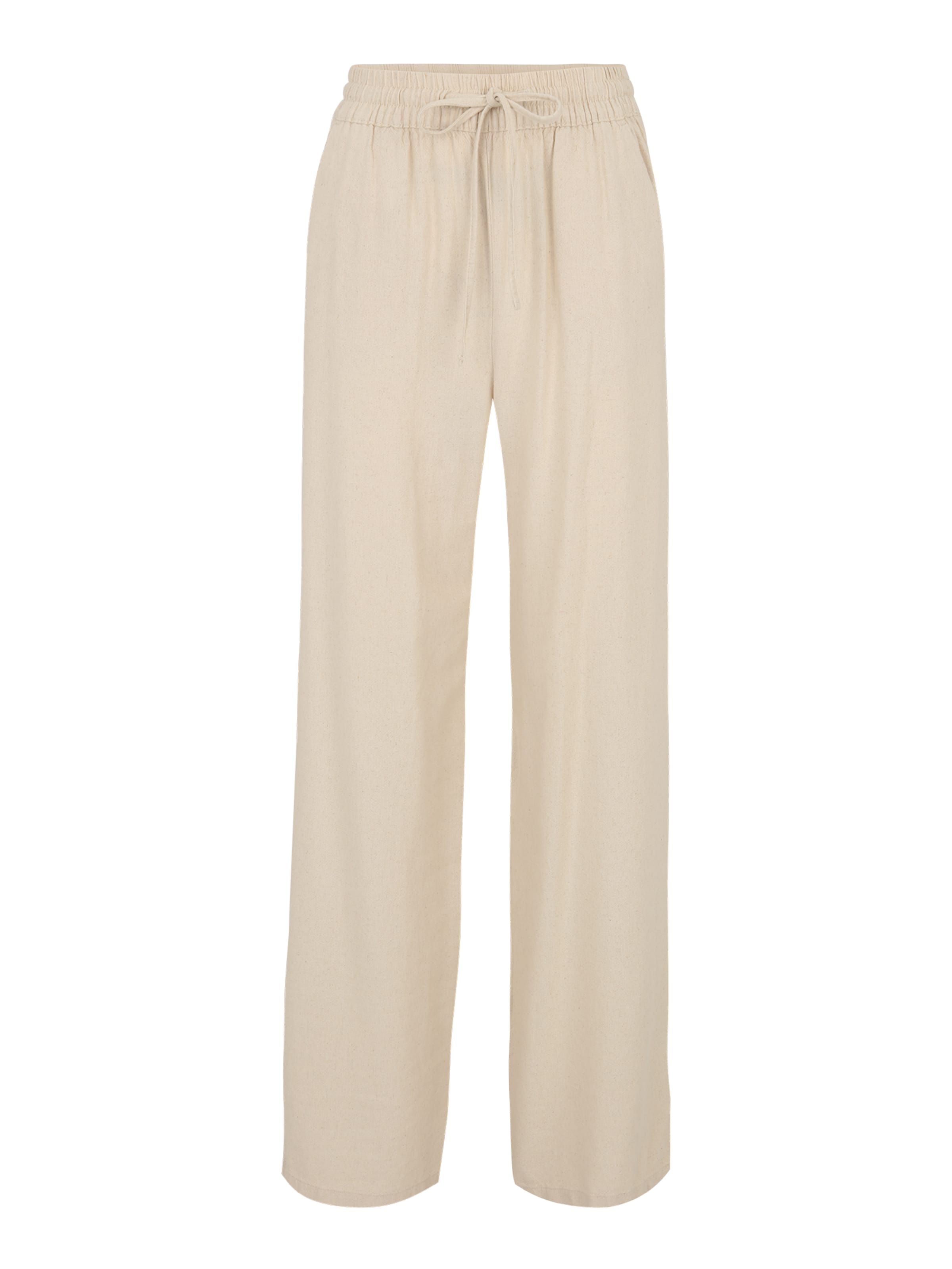 JDY Tall Wide leg Pants 'JDYSAY' in Beige: front
