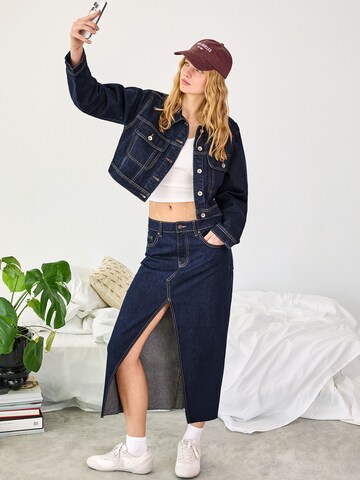 Bershka Skirt in Blue