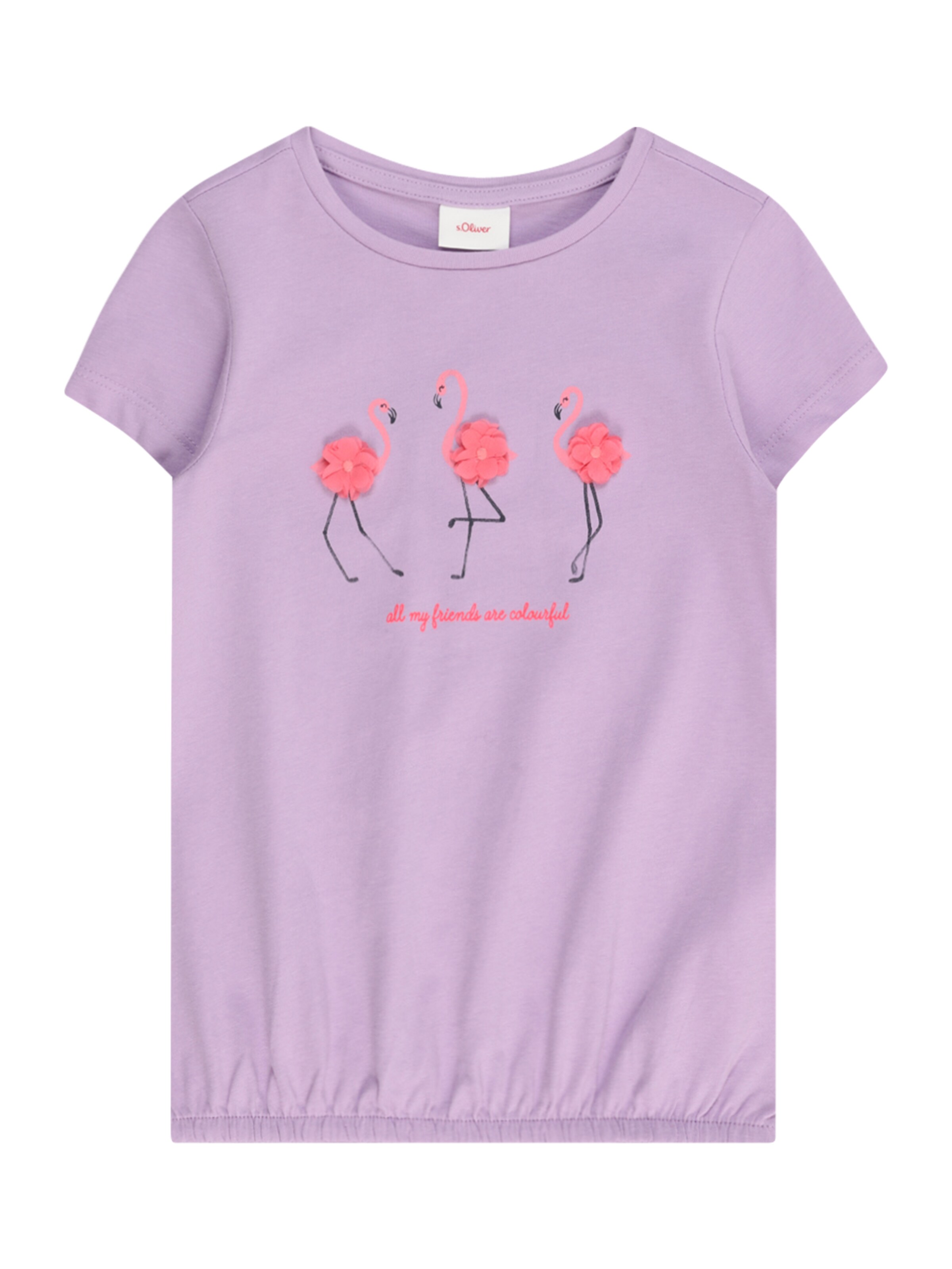 s.Oliver Shirt in Lila: voorkant