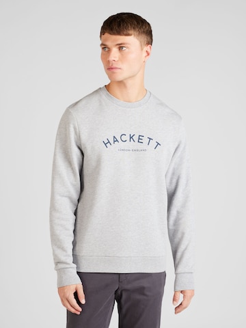 Hackett London Majica 'CLASSIC' | siva barva: sprednja stran