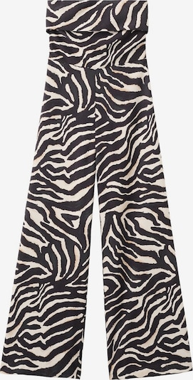 MANGO Jumpsuit 'Plumas-W' in creme / schwarz, Produktansicht