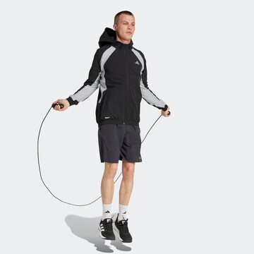 ADIDAS PERFORMANCE Sportsweatjacke in Schwarz