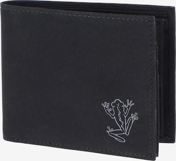 OXMOX Portemonnaie 'New Cryptan' in Schwarz: Vorderseite