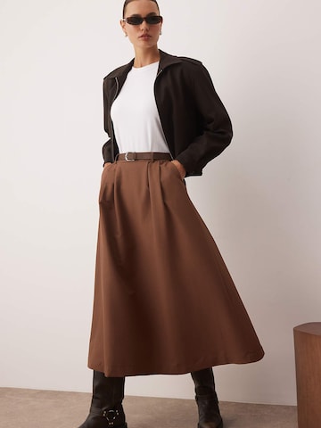 Fustă de la Trendyol pe maro