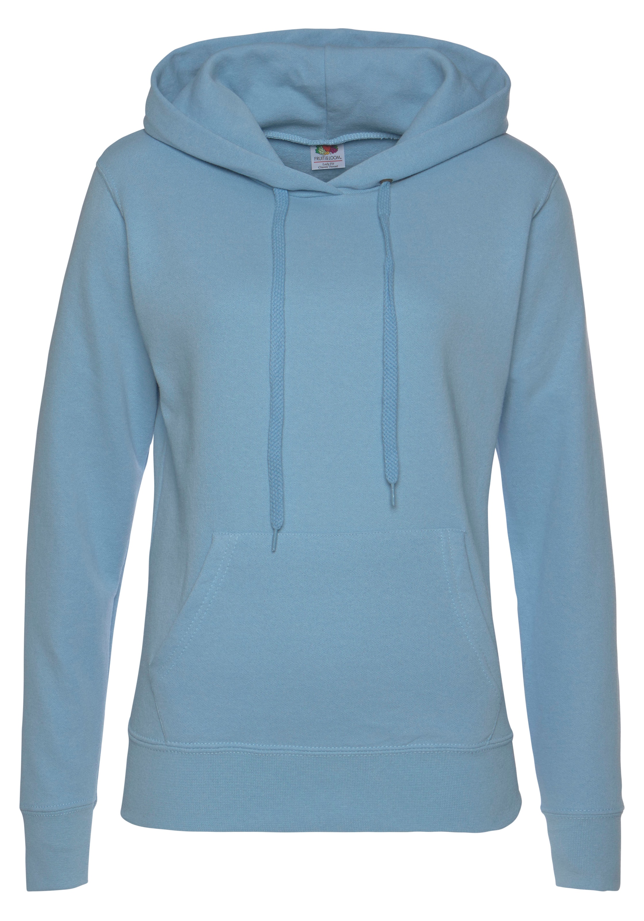 FRUIT OF THE LOOM Sweatshirt in Blau: Vorderseite