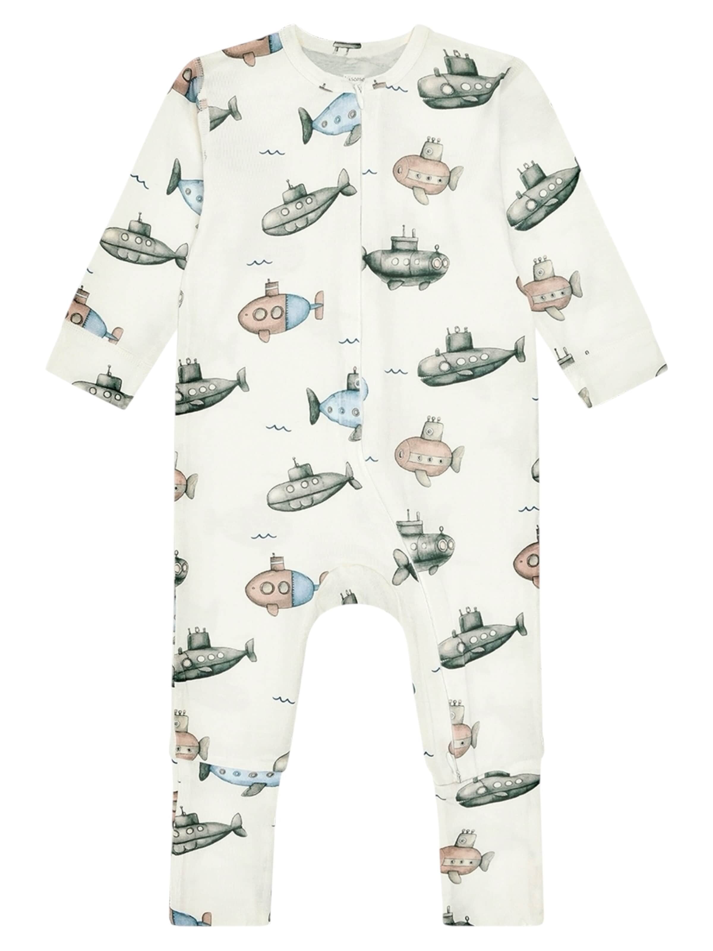 Hust & Claire Romper/bodysuit 'Submarine' in Beige: front