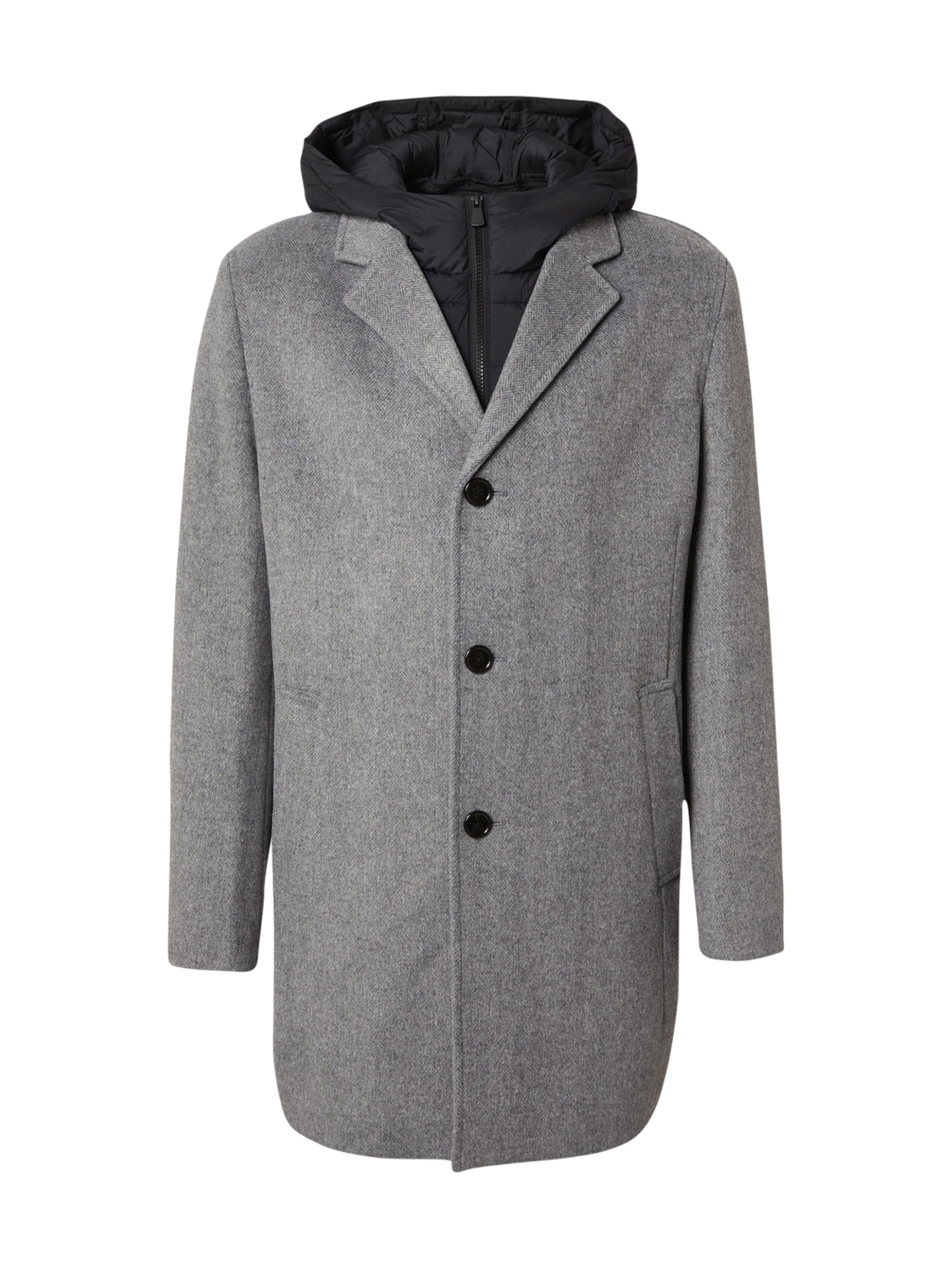 s.Oliver Ανοιξιάτικο και φθινοπωρινό παλτό σε γκρι: μπροστά