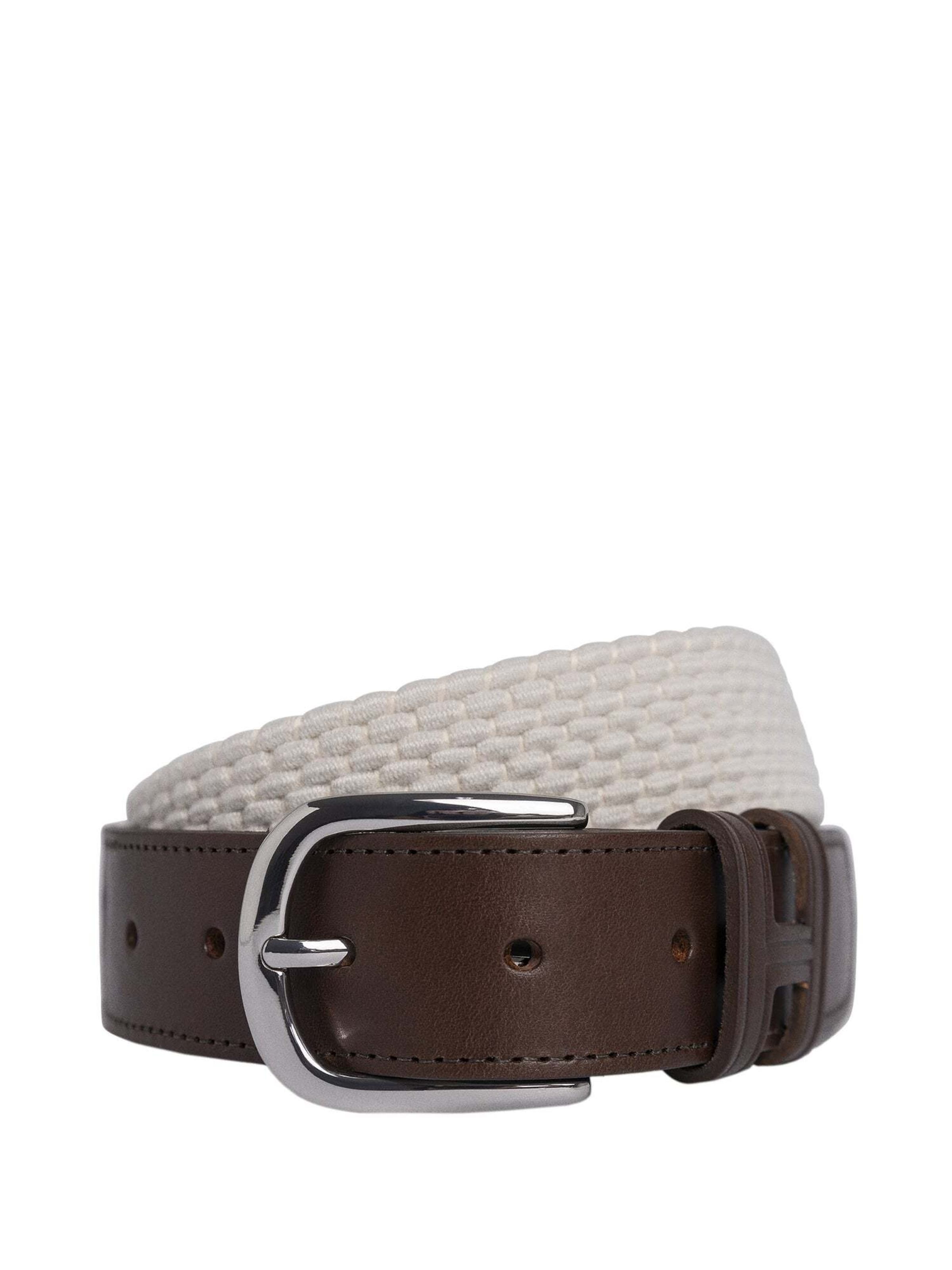 Ceinture Hackett London en blanc : devant