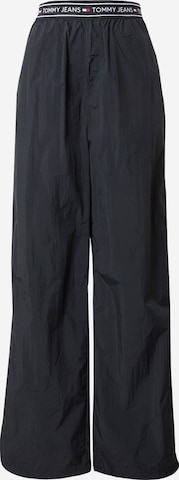 Loosefit Pantaloni di Tommy Jeans in nero: frontale