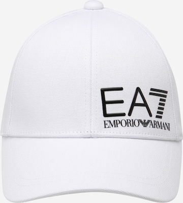 EA7 Emporio Armani Hoed in Wit: voorkant