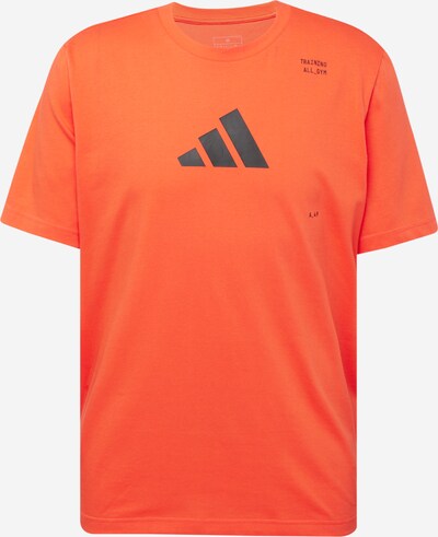ADIDAS PERFORMANCE T-Shirt fonctionnel en rouge rouille / noir, Vue avec produit
