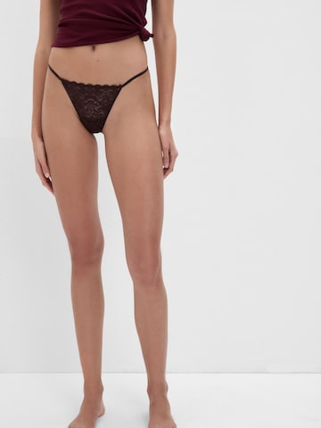 INTIMISSIMI String in Braun: Vorderseite
