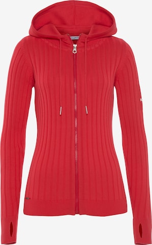 KangaROOS Athletic Cardigan in Red: front